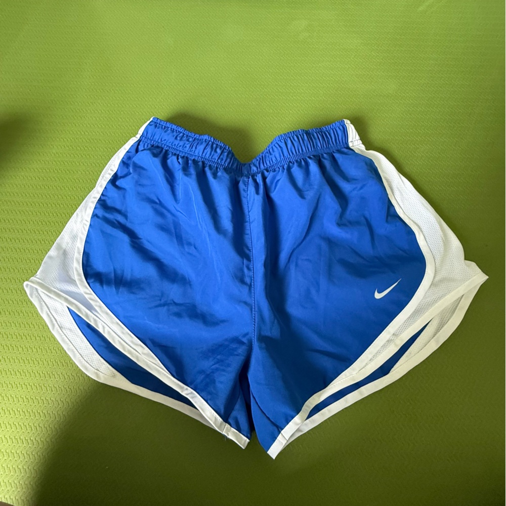 Nike Blue and White Athletic Shorts